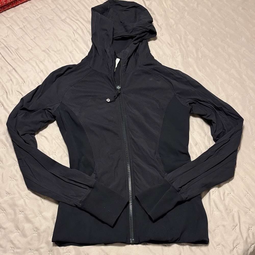 lululemon athletica Black Hooded Jacket